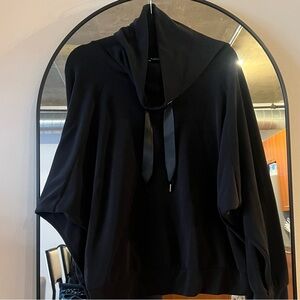 Express Ribbon Funnel Neck Scuba Sweatshirt